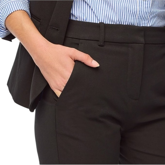 J. CREW Kallie The Closet Staple Classic Fit Black Trousers Size 22W Plus Size - Picture 2 of 6